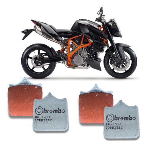 Pastilha Freio Brembo Dianteira Racing Ktm 990 Super Duke