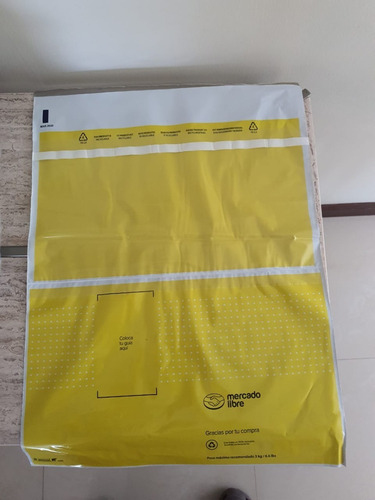 50 Bolsas Sobres Paqueteria Ecommerce Logo Ml Porta Guía