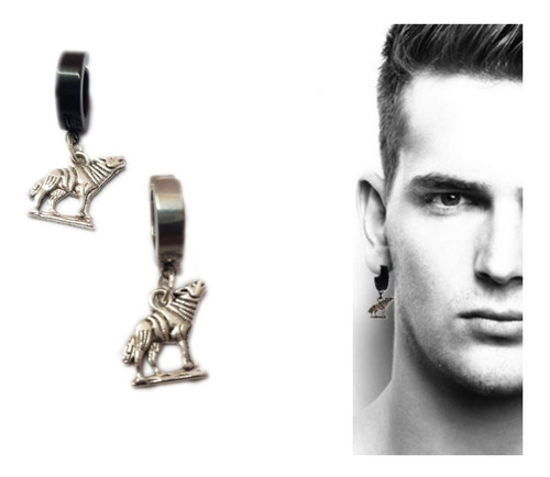 Aros Falso Lobo Par Piercing A Presion
