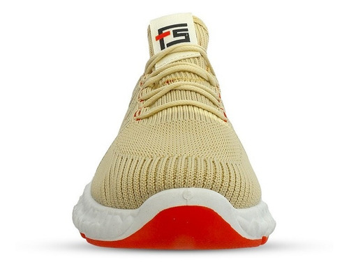Imagen 2 de 7 de Tenis Casuales Unisex Beige Tmx