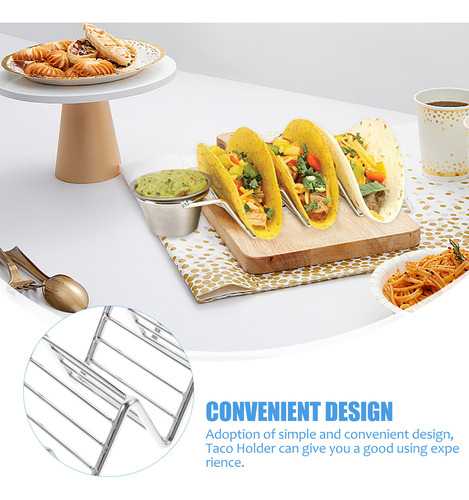 Soporte Para Tacos Reutilizable Para Restaurante, Tortillas