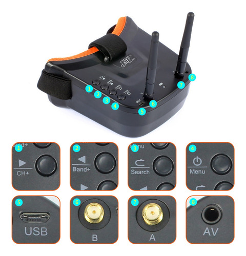 F4 X1 Fpv Dron De Carreras Con Gafas Visión Primera Persona