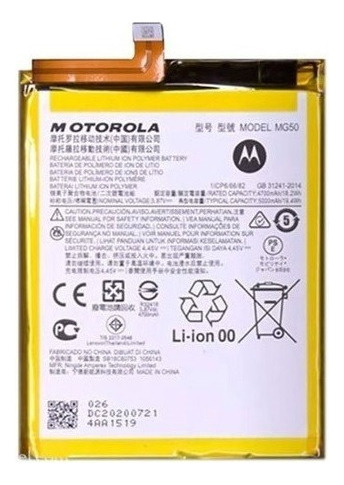 Batería Pila Mg50 Moto G9+ Plus Xt2087 Tienda