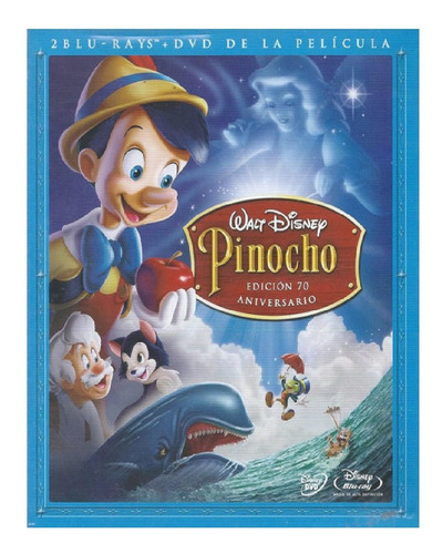 Pinocho Edición 70 Aniversario 2 Bluray + Dvd - Bluray - O