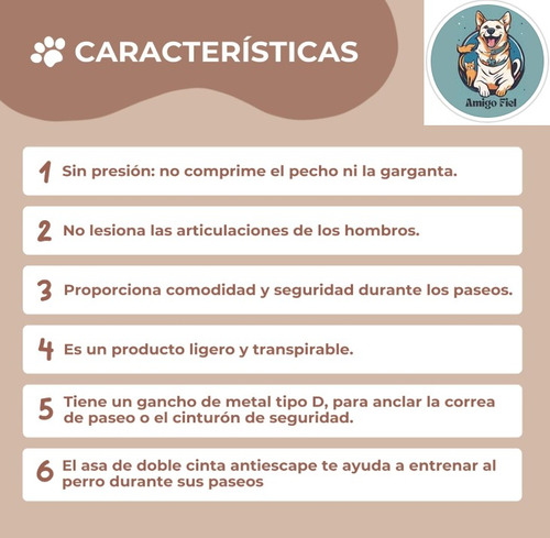 Pretal Arnes Perros Antitirones Broches Y Traba De Seguridad Azul L Liso