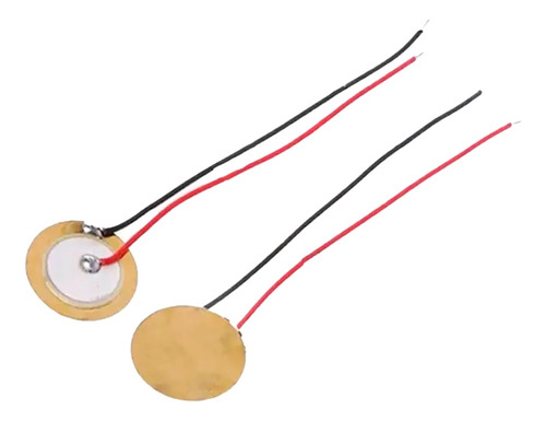 Sensor Piezoelectrico Piezo Electrico 15mm Arduino Mv 10pzs
