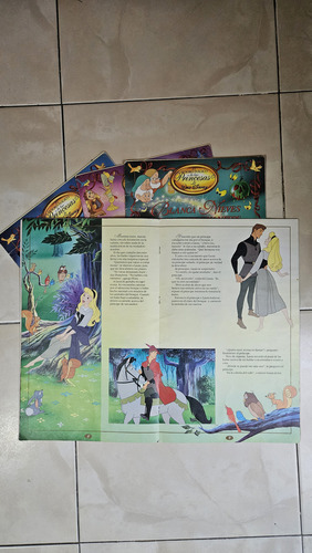 Libro Vintage Set Completo El Tesoro Mágico Princesas Disney