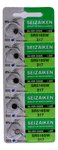 Sr516sk - Pila Seizaiken Oxido De Plata Bl X 5