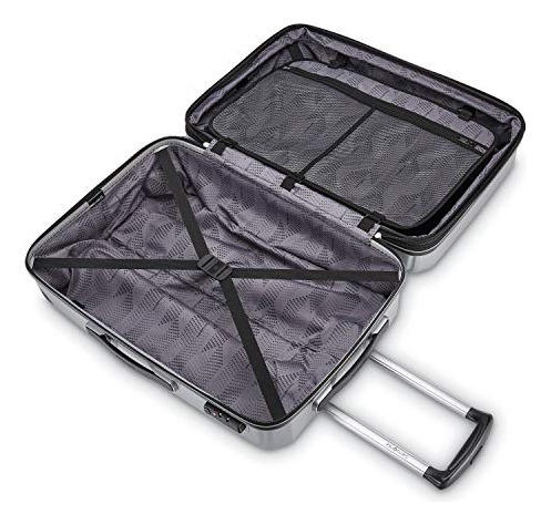 Equipaje Rígido Samsonite Winfield 3 Dlx 20puLG Plateado