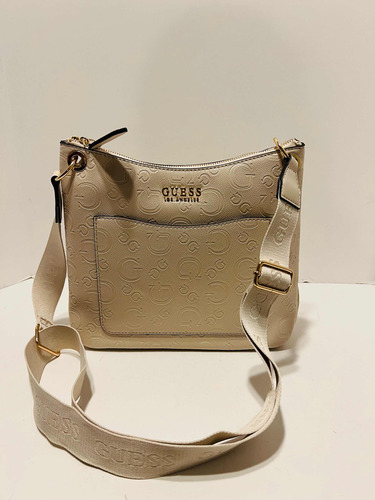 Bolsa Guess Estilo Satchel Color Marfil Original Nueva 347