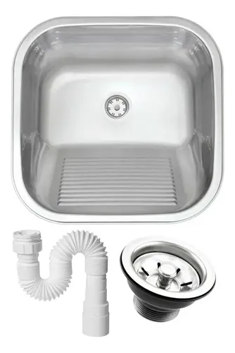 Tanque Inox 304 Fosco Lavanderia 40x34x20 American Steel Fosco