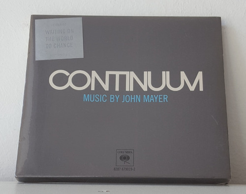 John Mayer Continuum Cd Difusión Sellado 