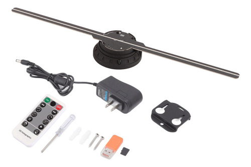 Ventilador Holográfico Con Imagen De Aire Led De 224 Led Con