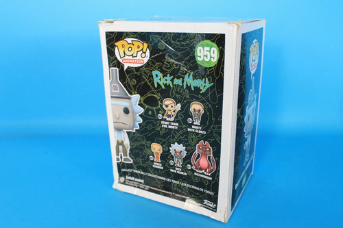 Rick With Funnel Hat Funko Pop 959 (Usado)