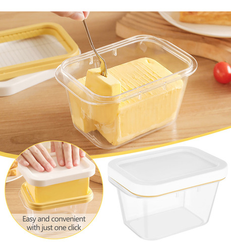 Caja De Almacenamiento Para Cortar Mantequilla Con Tapa Para