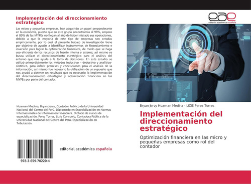 Libro: Implementación Del Direccionamiento Estratégico: Opti
