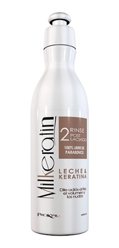 Imagen 5 de 6 de Shampoo + Rinse Milkeratin 300ml Prokpil - mL a $86