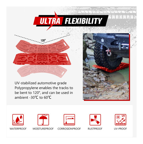 Tablas De Tracción Offroad Fieryred, Tablas De Recuperación