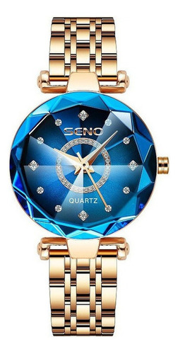 Reloj Mujer Starry Diamond Diamond Resistente Al Agua
