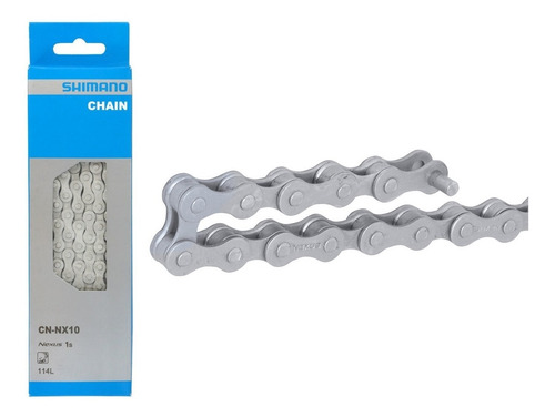 Imagen 2 de 3 de Cadena Bicicleta Shimano Nexus Cn-nx10 1/2 X 1/8 1v P/grueso