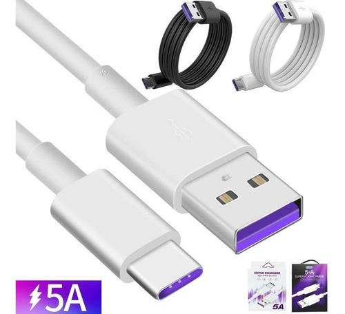 Imagen 3 de 5 de Cable Tipo C 5.1 A Version 3.0 Grueso 1.2mts Titan Belgrano