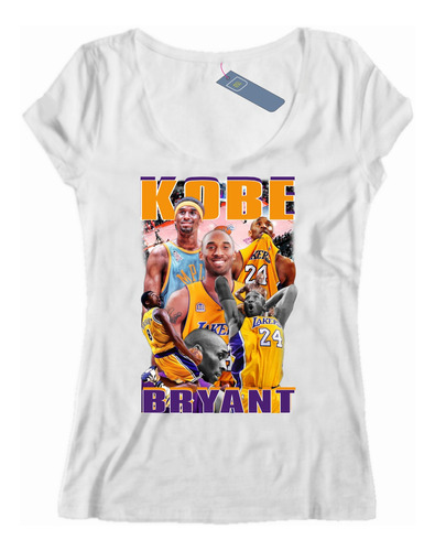 Remera Mujer Kobe Bryant Los Angeles Lakers Nba 8/24 Kb39  