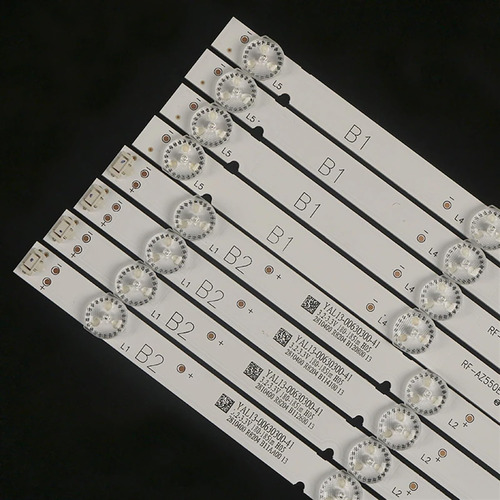 Tira De Retroiluminación Led De 40 Piezas (5tv) Compatible For LG 55tv 55uj6200 55uj6300 55lj540v Rf-az550e30-0501a-12 55uj620v Sdl550wy Lc550egj 55m9(color:8pcs(1tv))