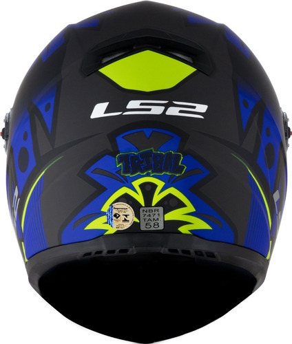 Capacete Ls2 Ff358 Tribal Capacete Moto