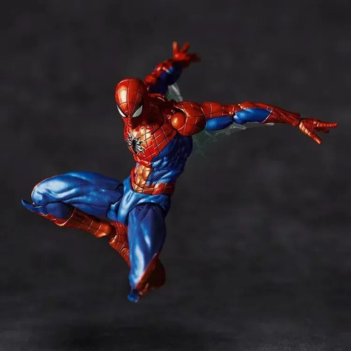 Figuras De Ação Homem-aranha Peter Parker Revoltech 2.0 De