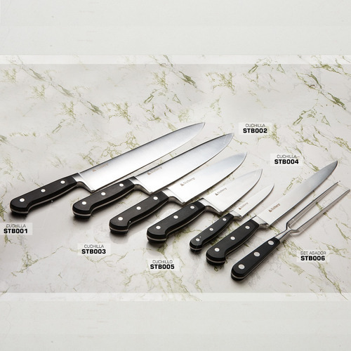 Cuchillo Cocinero 11 Cm Ac. Inox Prof. Stolberg By Waterdog Plateado