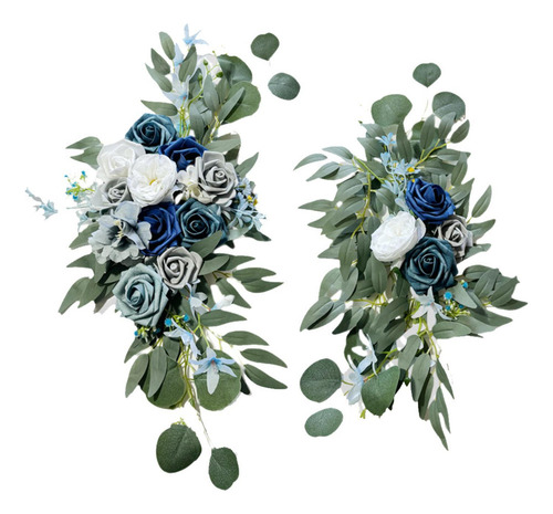 2x Arco De Flores Para Bodas Flores De Seda Para Decoración