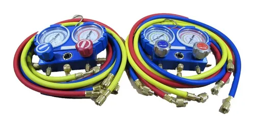 Kit Manifold R 410+ R 22 Value + Bomba De Vacio Value 100 L