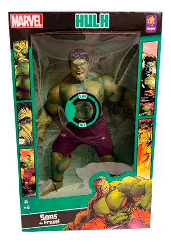 Hulk Muñeco Articulado Con 10 Sonidos 45cm Avengers Ditoys