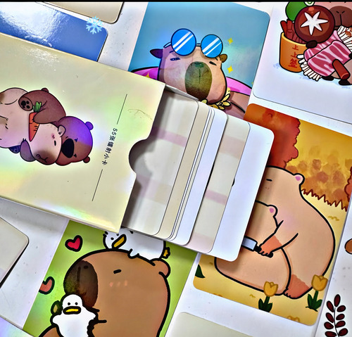 Photo Card De Capybara 55 Pcs