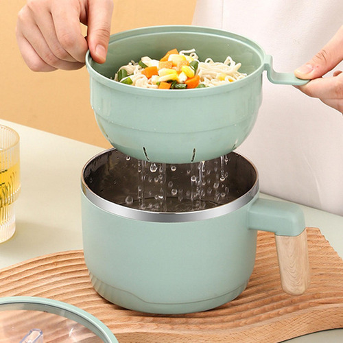 For Tazón De Ramen De Acero Inoxidable Con Tapa, Olla Con