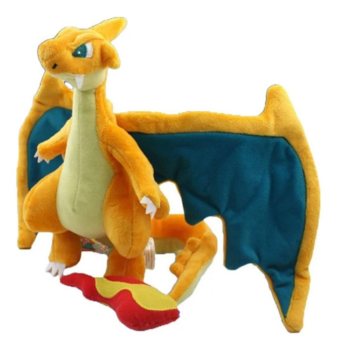 Peluche Videojuego Pokemon Go Pikachu Charizard Evolucion Ex (Reacondicionado)