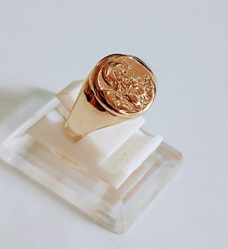 Espectacular Anillo San Benito En Moneda Peruana (Usado)