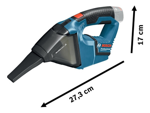 Aspirador De Pò Gas 12v Bosch Com Bateria E Maleta