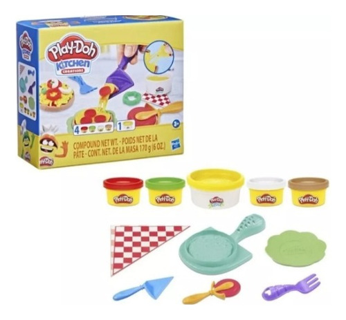 Play Doh La Pizzeria Divertida Kitchen Creations Masa 113 Gr