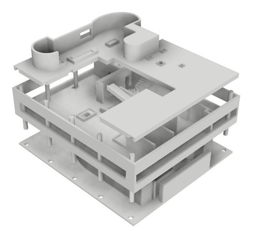 Maqueta 3d Plastica Para Armar Le Corbusier Villa Savoye