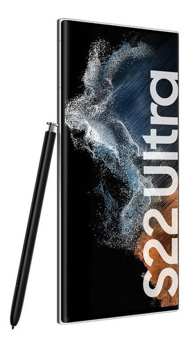 Samsung Galaxy S22 Ultra Snapdragon 5G Dual SIM 256 GB branco 12 GB RAM - Bom (Recondicionado)