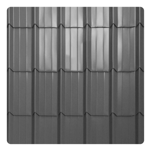 Chapa Tejado Metálico Gris X 4,00 Mts - Zona Pilar Gris
