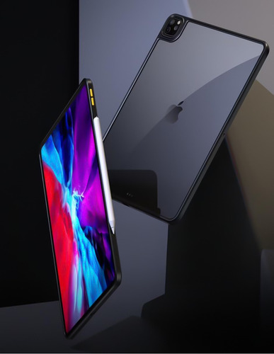 Funda A Prueba De Golpes Para iPad Pro 12.9 Color Plateado