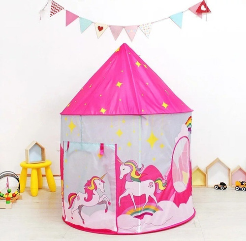 Carpa Unicornio Castillo Casita Princesa Niña Juego Infantil