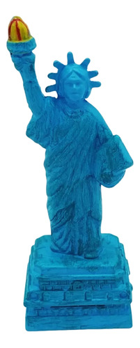 Apontador Estatua Da Liberdade Retro Coleção New York Azul