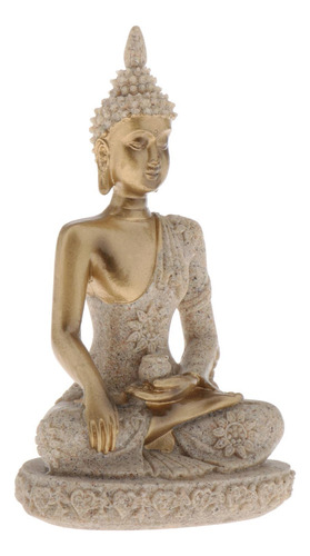 Buda Hecho A Mano Sentado Meditación Arenisca Tailandesa