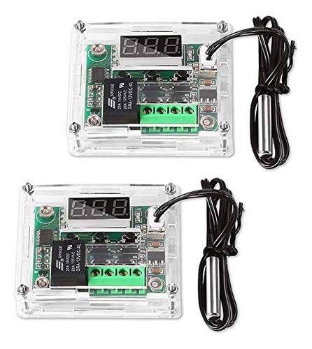 2pcs Temperature Controller Module With Case, Xh W1209 ...