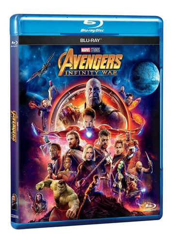 Avengers Infinity War Blu-ray Nuevo Stock Original Importado