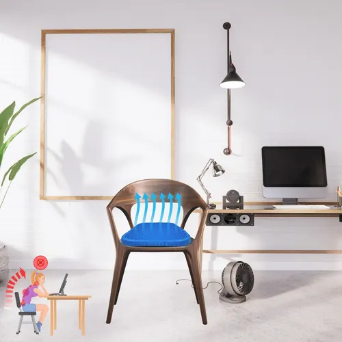 Cojín Ergonómico Silla Trabajo En Casa Auto Oficina Gamer