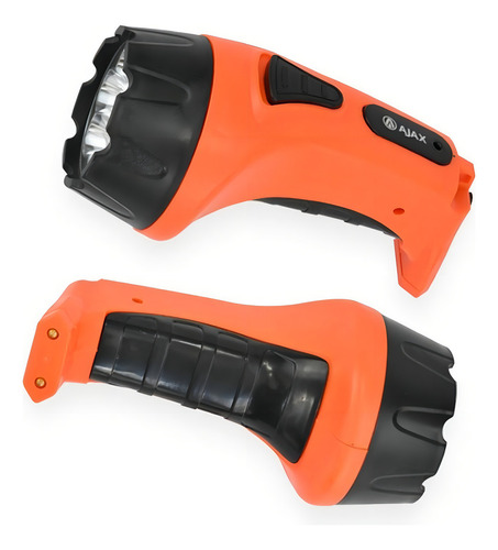 Lanterna Recarregável Bivolt 7 Leds Ajax Cor da lanterna Laranja Cor da luz Branco